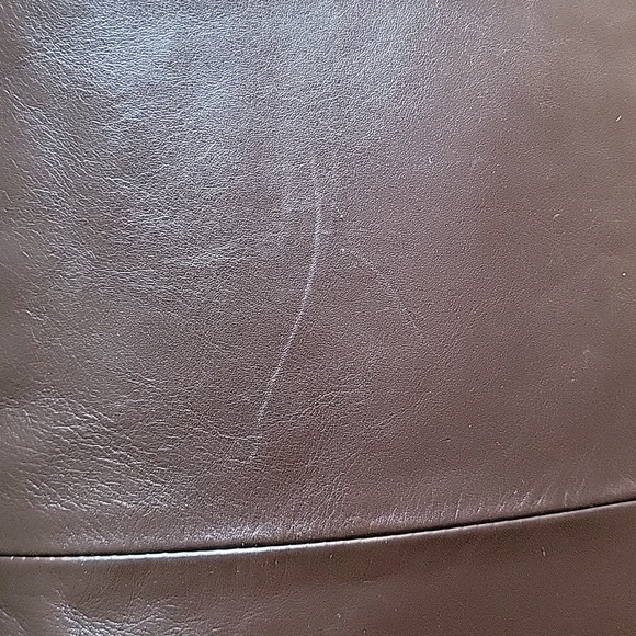 Coach brown leather satchel messanger crossbody bag - Picture 4 of 8